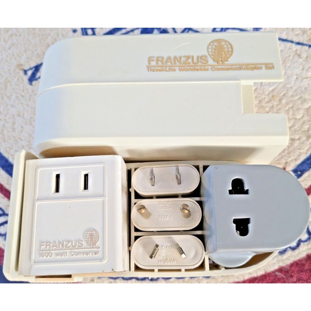 Franzus Travel-Lite Worldwide Converter Adapters Model M-1600
